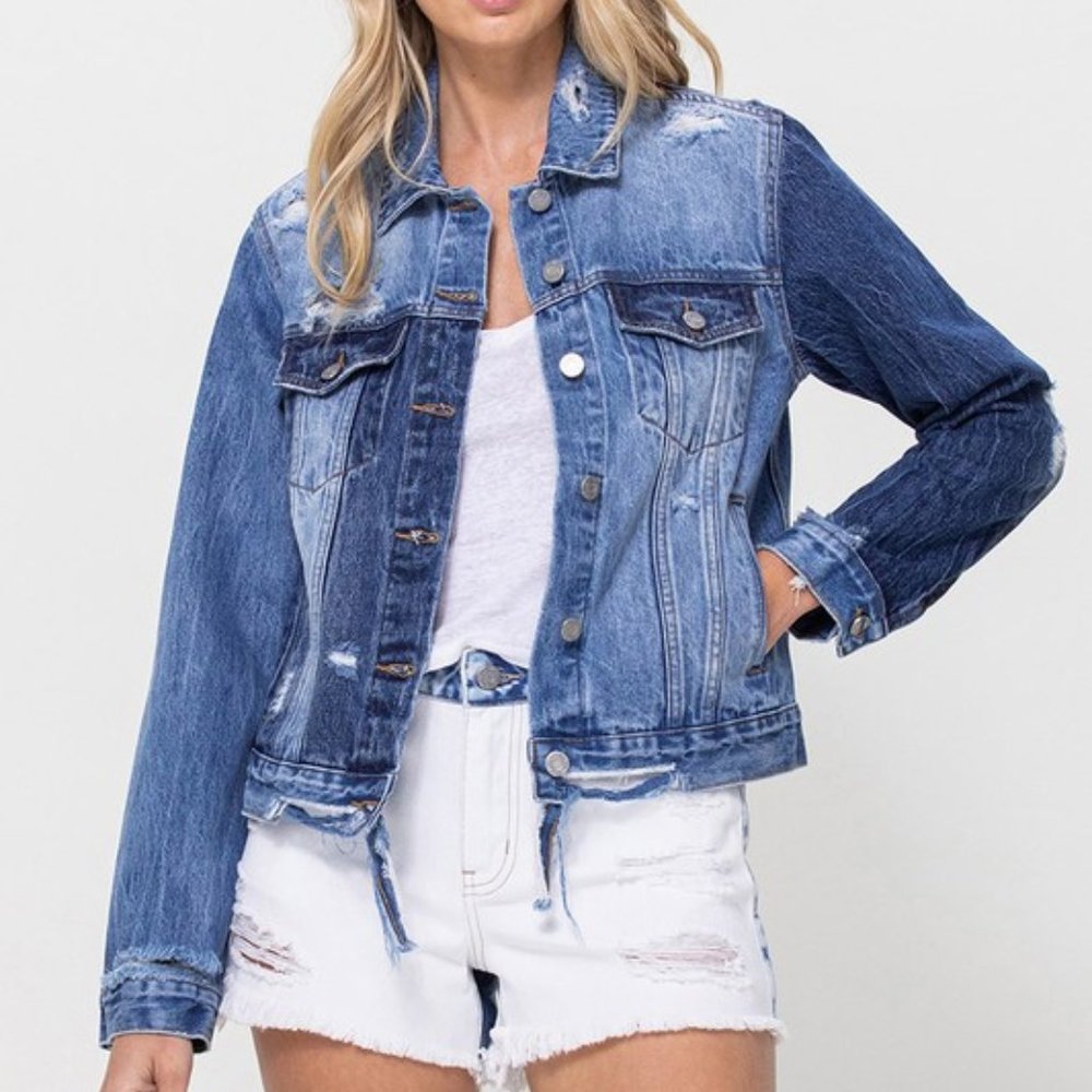 *NEW* Vervet by Flying Monkey Classic Fit Crop Jacket